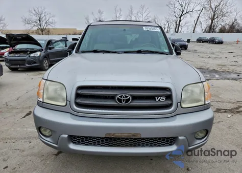 2002 Toyota Sequoia Sr5 from USA, damaged, VIN 5TDZT34A22S096281